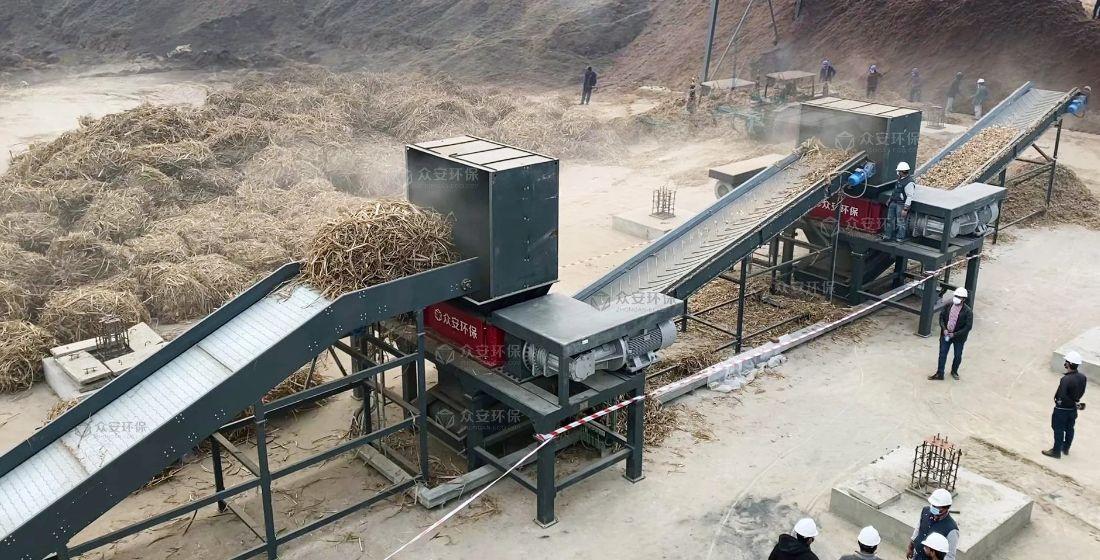 南亚生物质替代燃料发电厂两级破碎现场.jpg